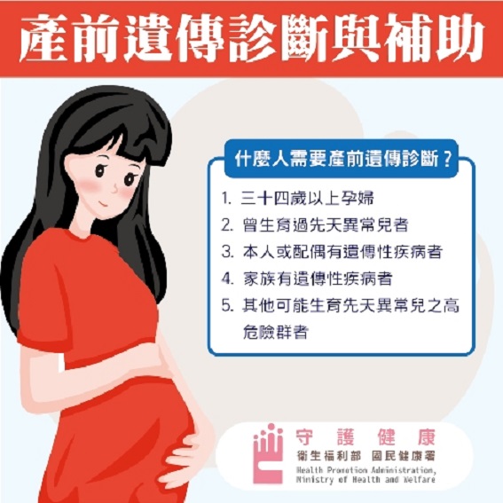 Seize the Golden Fertility Period: Up to NT$8,500 Subsidy for Prenatal Genetic Diagnosis